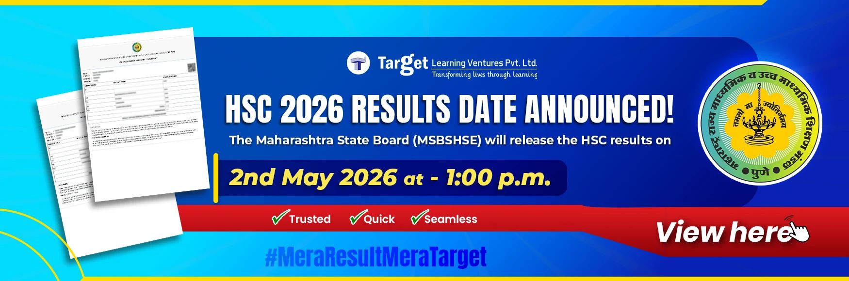 Std 12 HSC result 2026 date announced