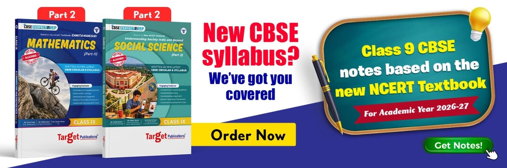 Class 9 Social Science part 2 and Maths part 2 notes launch