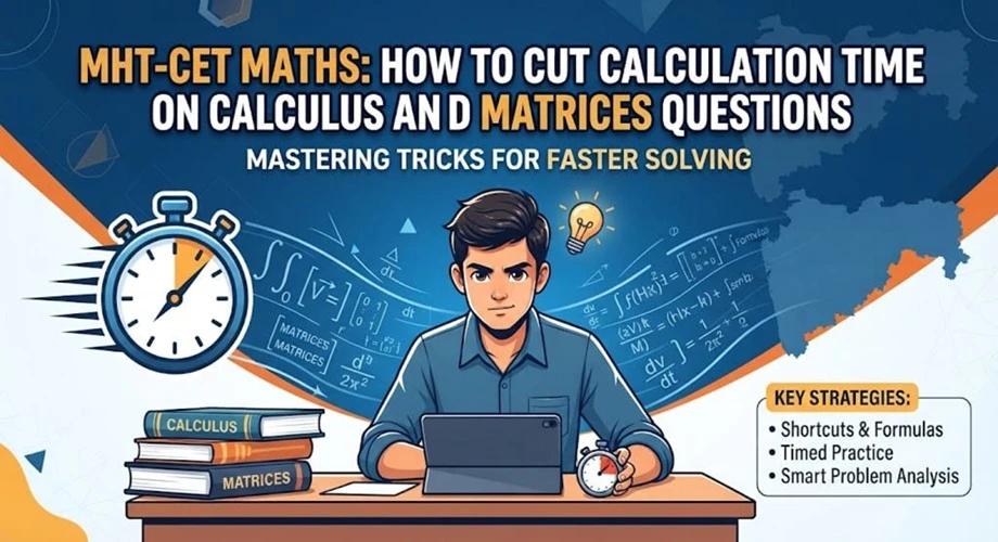 MHT-CET Maths calculation shortcuts for calculus and matrices questions