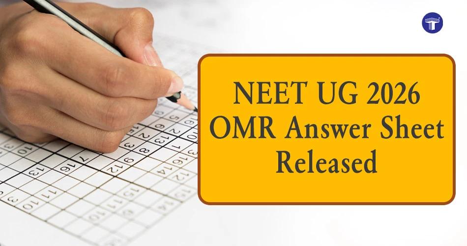 NEET UG 2026 OMR Answer Sheet released by NTA with recorded responses and challenge window for re-exam candidates