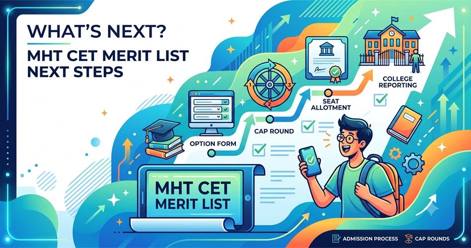 Steps to follow after your name appears in the MHT CET merit list