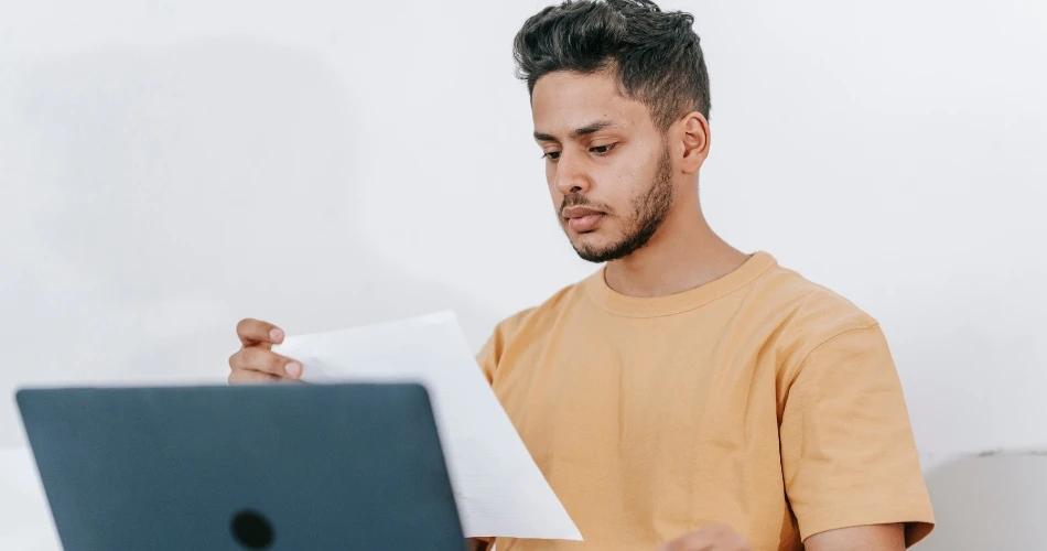 Maharashtra FYJC 2025 admission schedule being reviewed on a laptop