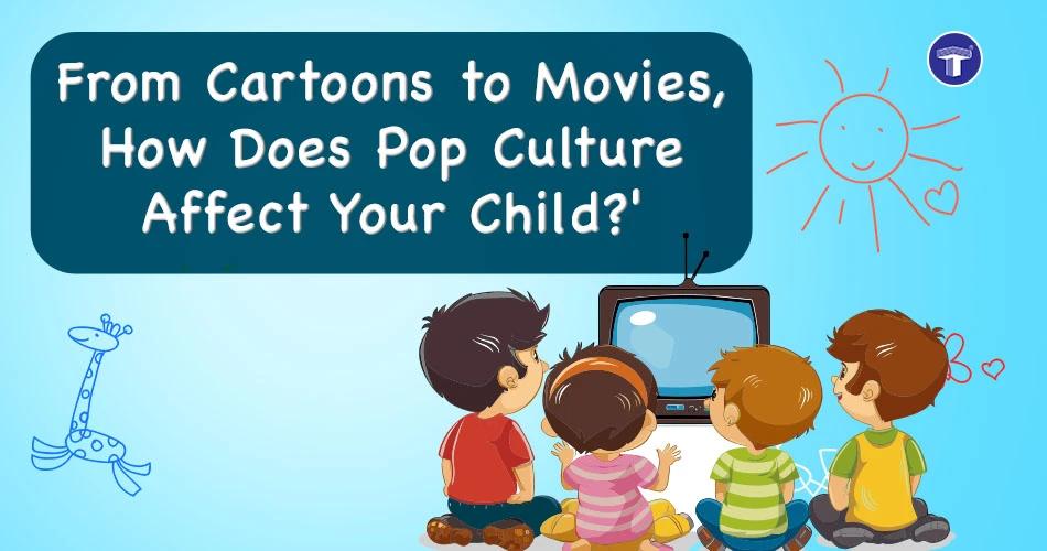 Indian children watching cartoon together on tablet, reflecting pop culture influence and bonding