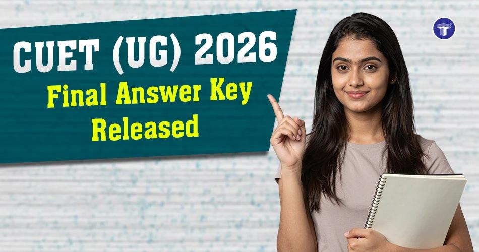 NTA CUET UG 2026 final answer key PDF showing question IDs and correct answer keys.