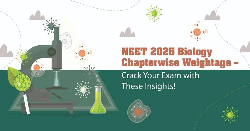neet biology 2025 chapter-wise weightage