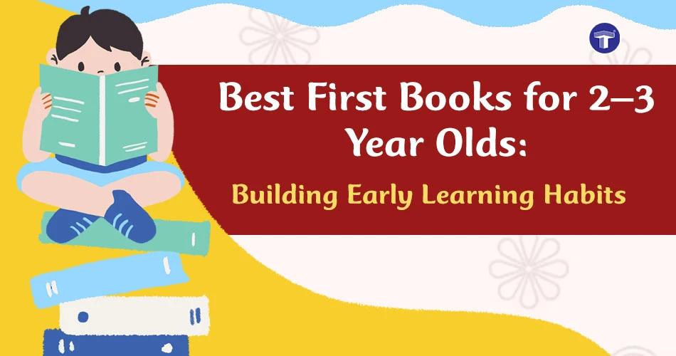 Indian mother, father, and 2–3 year old child reading colourful children’s books together on sofa in bright, cozy living room