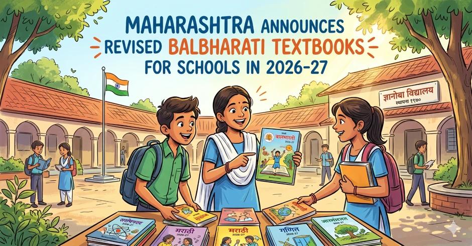 Balbharati releases Maharashtra textbook changes for academic year 2026-27