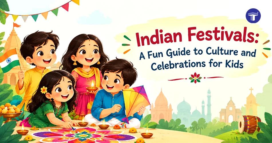 Toddler celebrating various Indian festivals together with his family