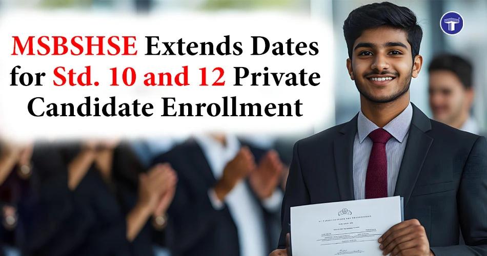 Smiling student holding certificate as MSBSHSE extends enrollment dates for Std. 10 and 12 private candidates